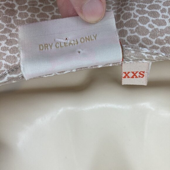 Rungolee Womens NWT Silk Wrap Dress Sz XXS Dainty Event Glam Party Animal Print - Picture 12 of 15